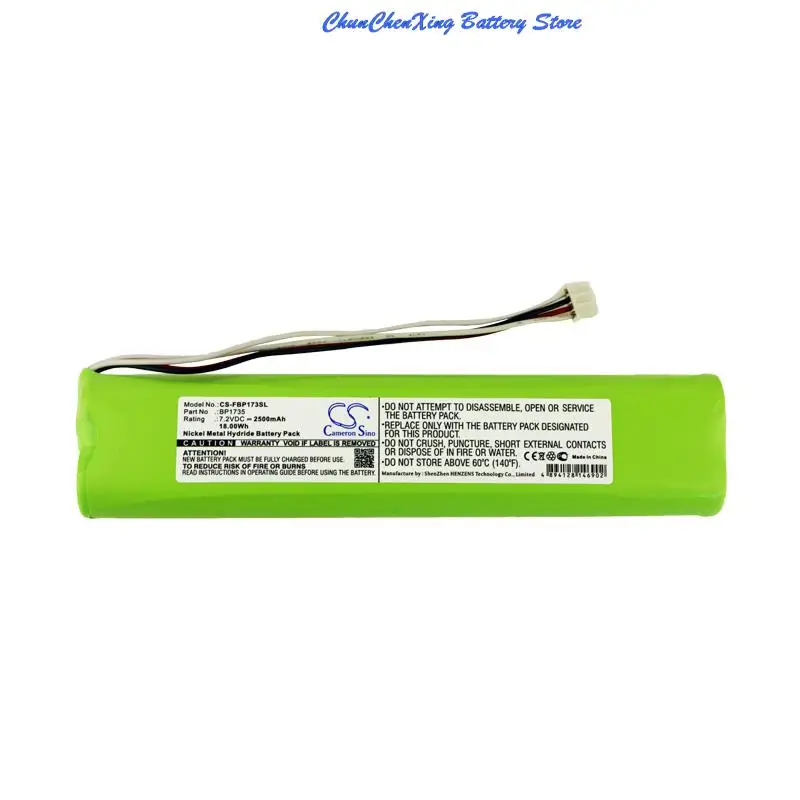 Cameron Sino  7.2V 2500mAh Battery BP1735 for Fluke Biomedical Varta, multimeter P-1505 +TOOL