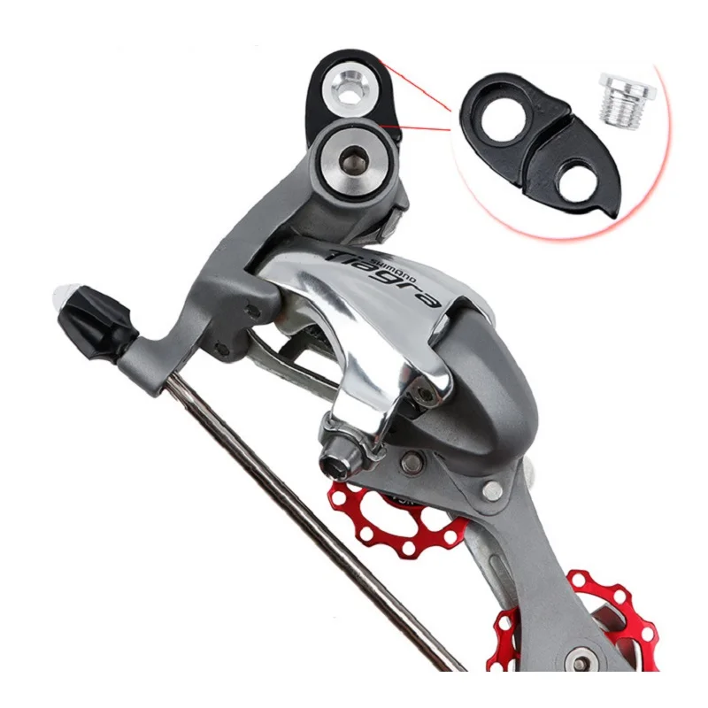 الألومنيوم الخلفي Derailleur شماعات موسع الطريق MTB إطار الدراجة والعتاد الذيل هوك تمديد #5