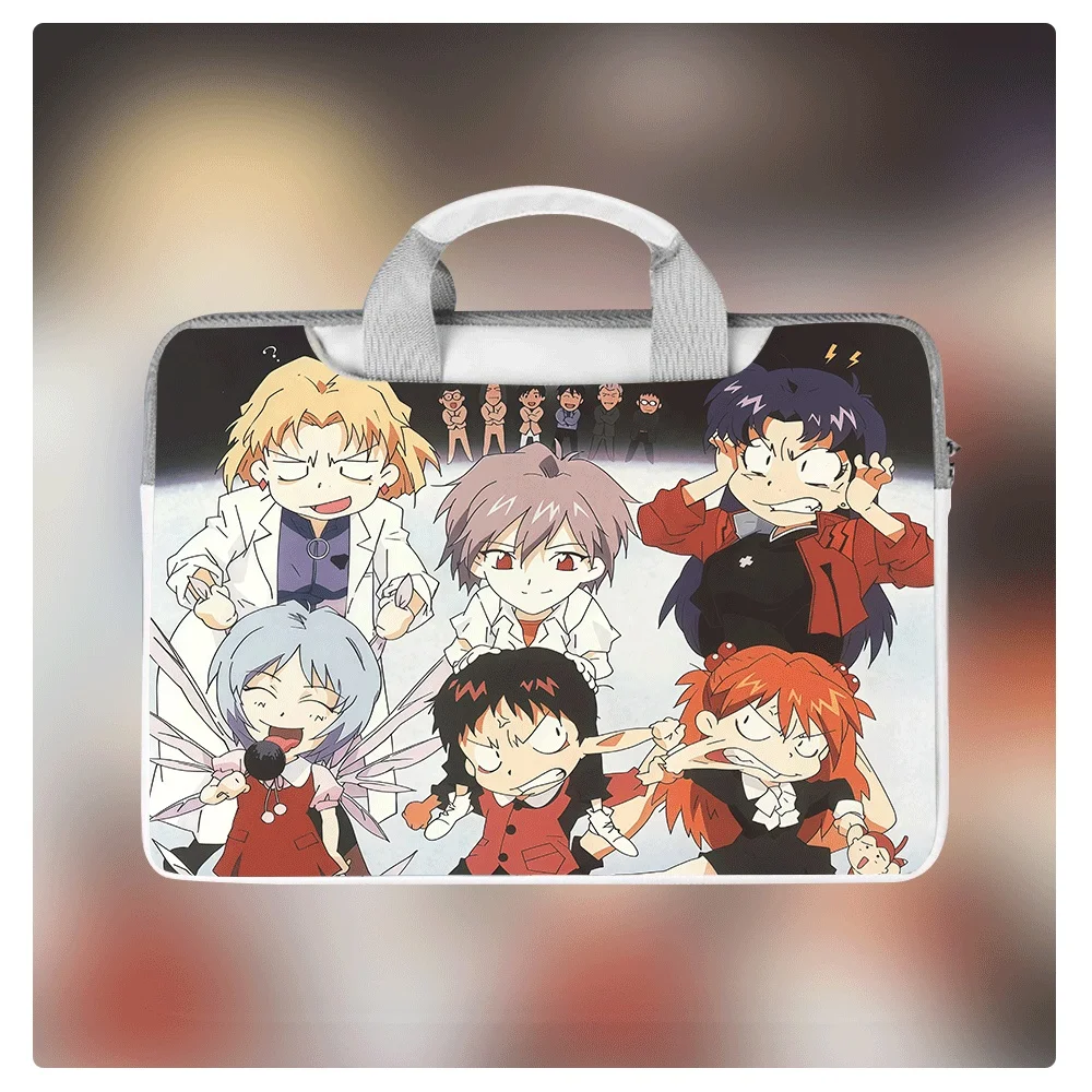 

Animation Peripheral Cute EVA Unit-01 Unit-02 Kawaii 13.3 14 15.6 Inch Waterproof Laptop Sleeve Portable Crossbody Bag Gift
