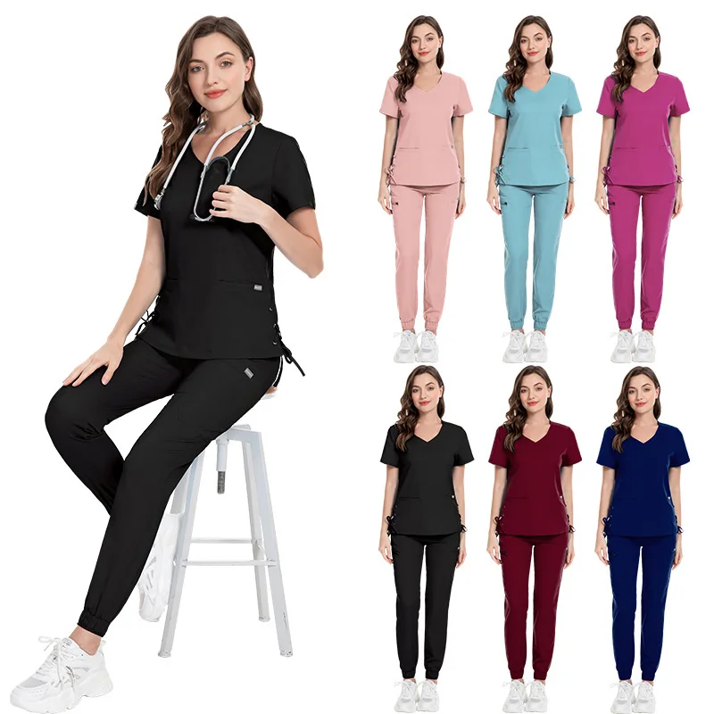 

New Operating Room Medical Uniform Scrubs Hospital Working Scrubs Set Medical Supplies Nurse Dental Surgery Suit Workwear