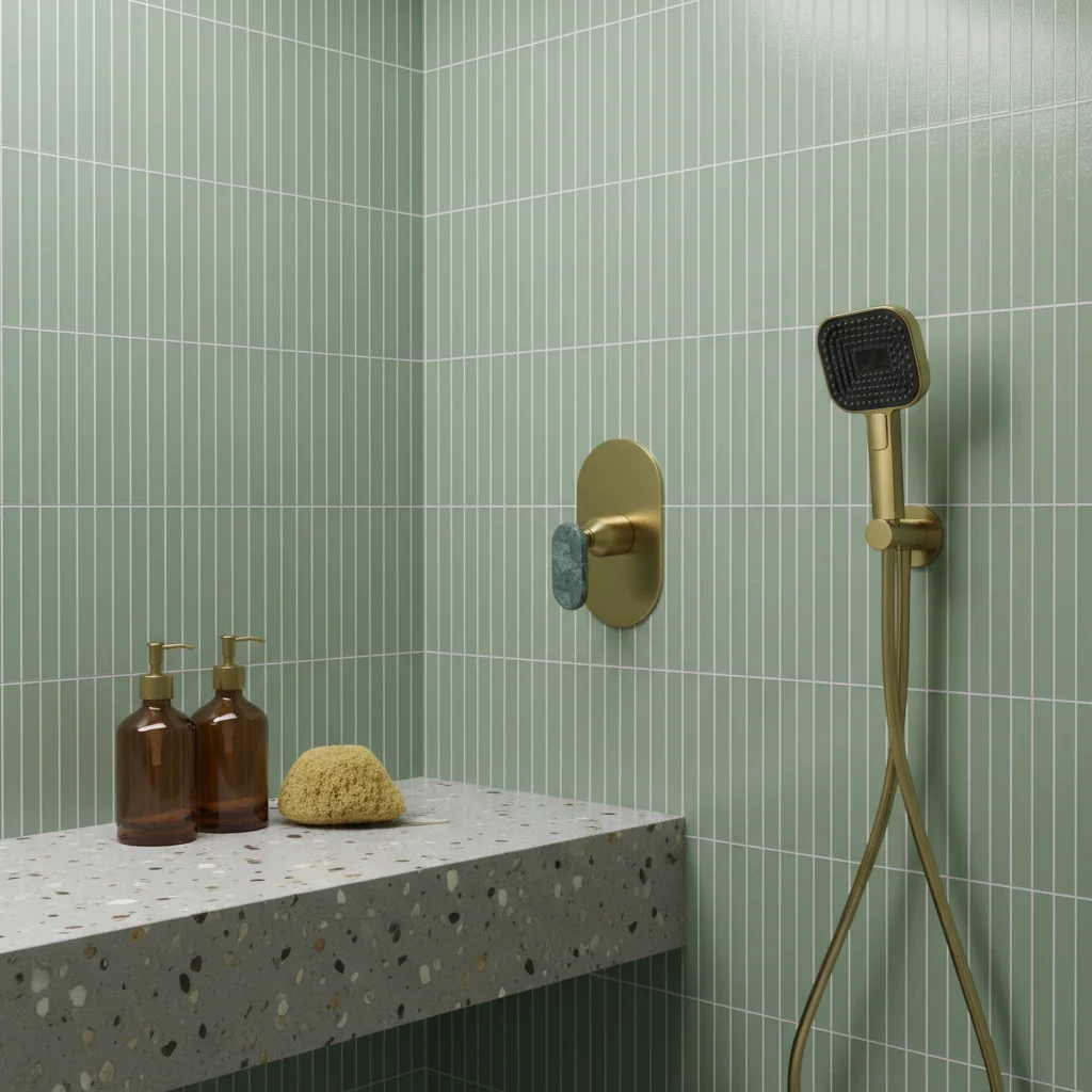 Hidden Thermostatic Shower Assembly With Stable Temperature Compensation for Hospitality Industry Applications
