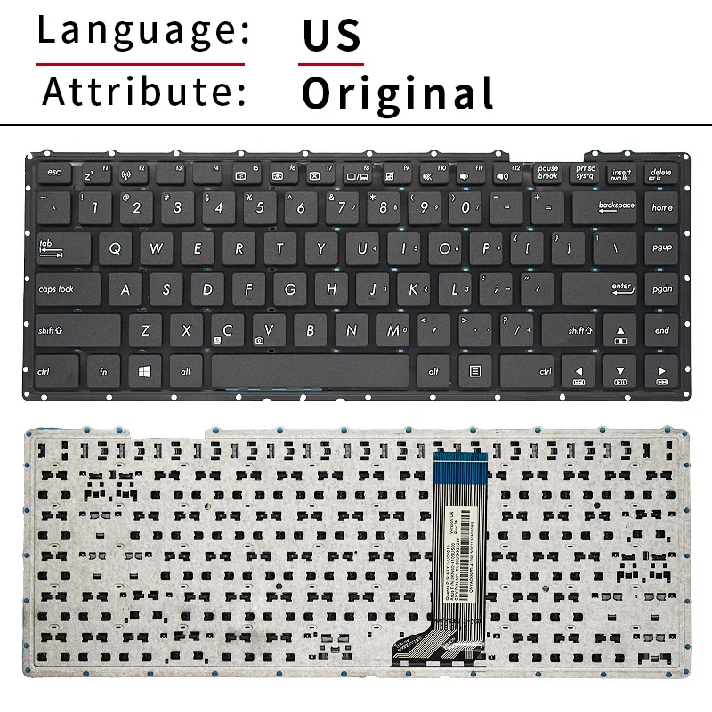 Spanish/Latin Laptop Keyboard FOR Asus A455 A450 X455 X454 X451 X451C X451CA X451MA X451MAV US/RU