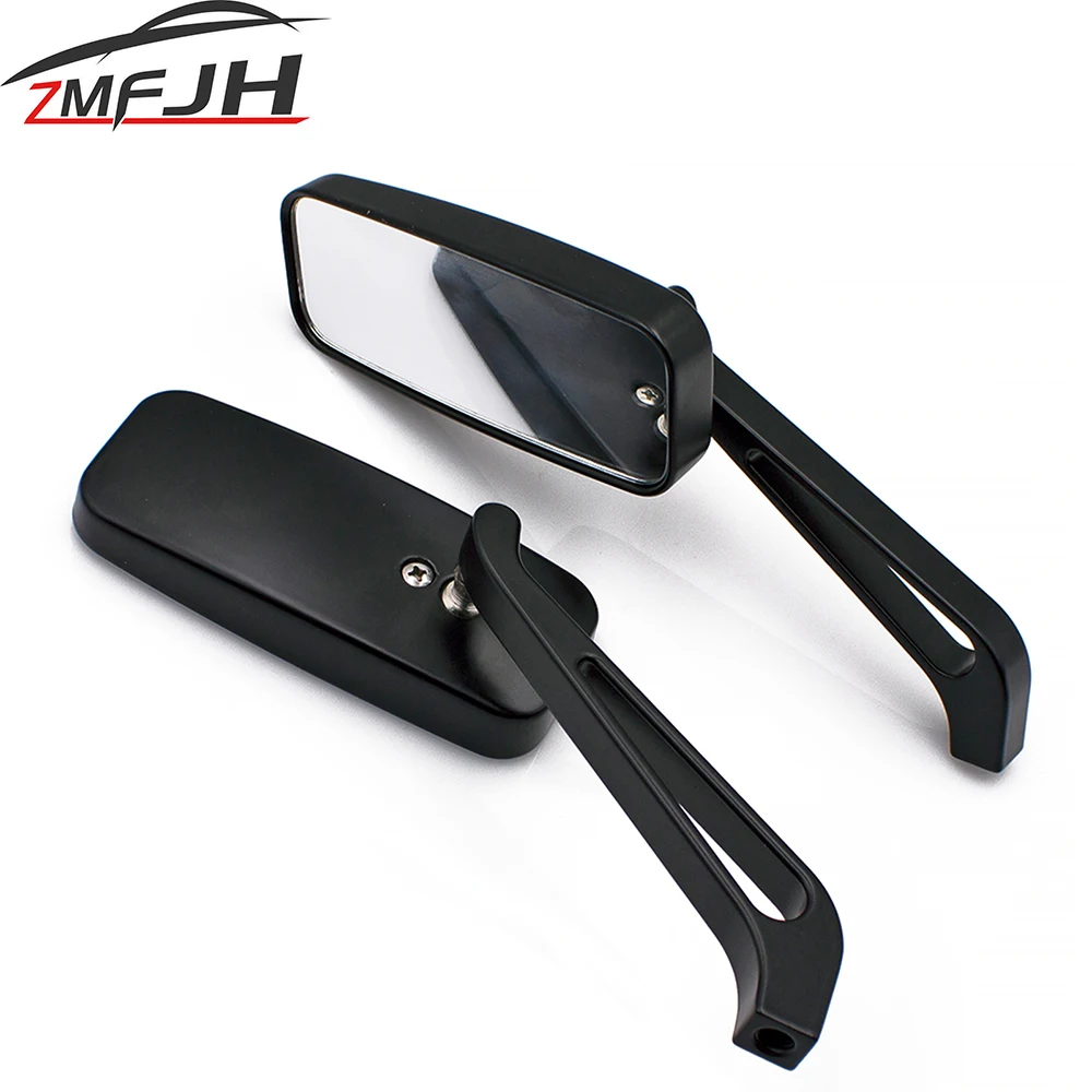 1 Paar Universal Motorrad Rückspiegel schwarz Rückspiegel Seitens piegel Autozubehör für Harley für Honda für Kawasaki