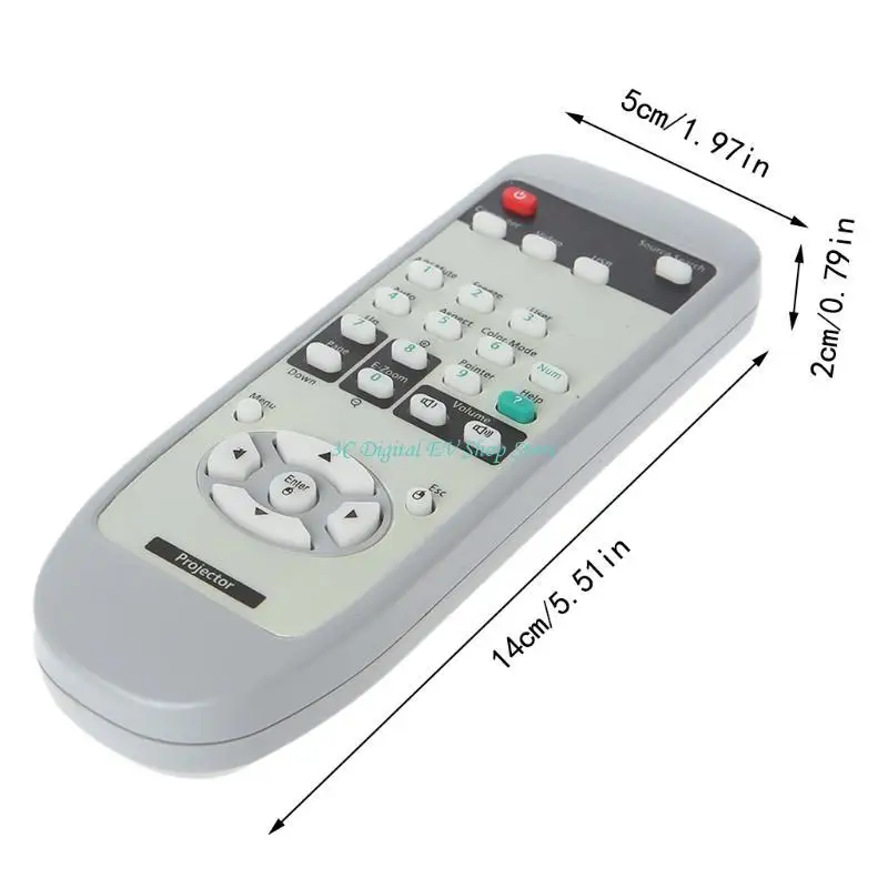 E74D voor Projector EMP-X5 EB-S6 EB-W6 EB-S7 EB-S8 EB-X8 EMP-30 Remote Control