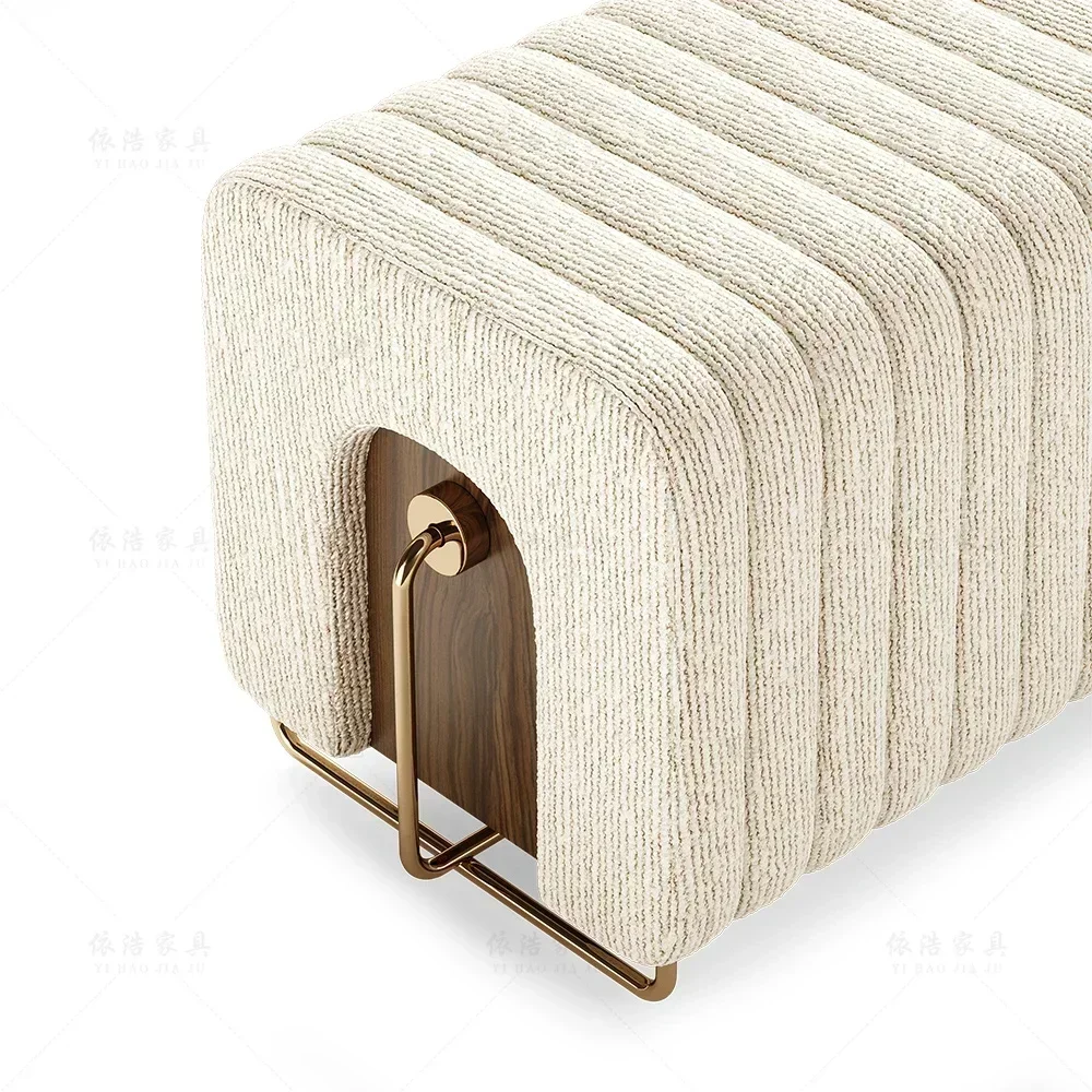 Modern Stool Living Room Balcony Fitting Room Internet Celebrity Shoe Changing Stool Designer Sample Room Sofa Stool