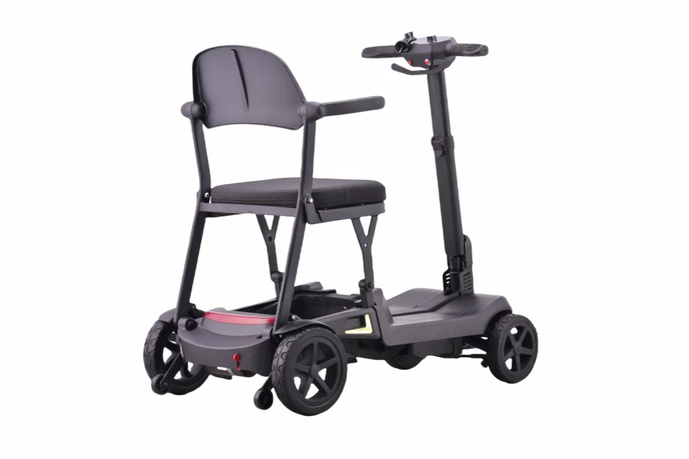 Vierrädriger Elektroroller, Mobilitätsroller für ältere Menschen mit Sitz, 30 km Langstreckenfahrten, Mobilitätsroller für behinderte Menschen