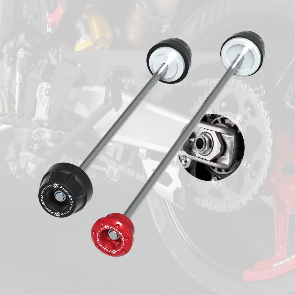 For Ducati Monster 796 S4R S4RS 1100 1100S Motorcycle Front Rear Axle Fork Crash Slider Wheel Protector