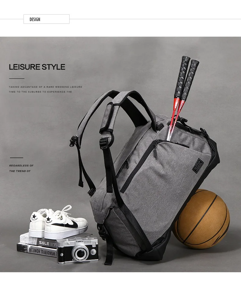 Original Badminton Bag with Shoes Compartment, Shuttlecock Racket, Max for 3 Rackets, Sports Bag, FD30472190
