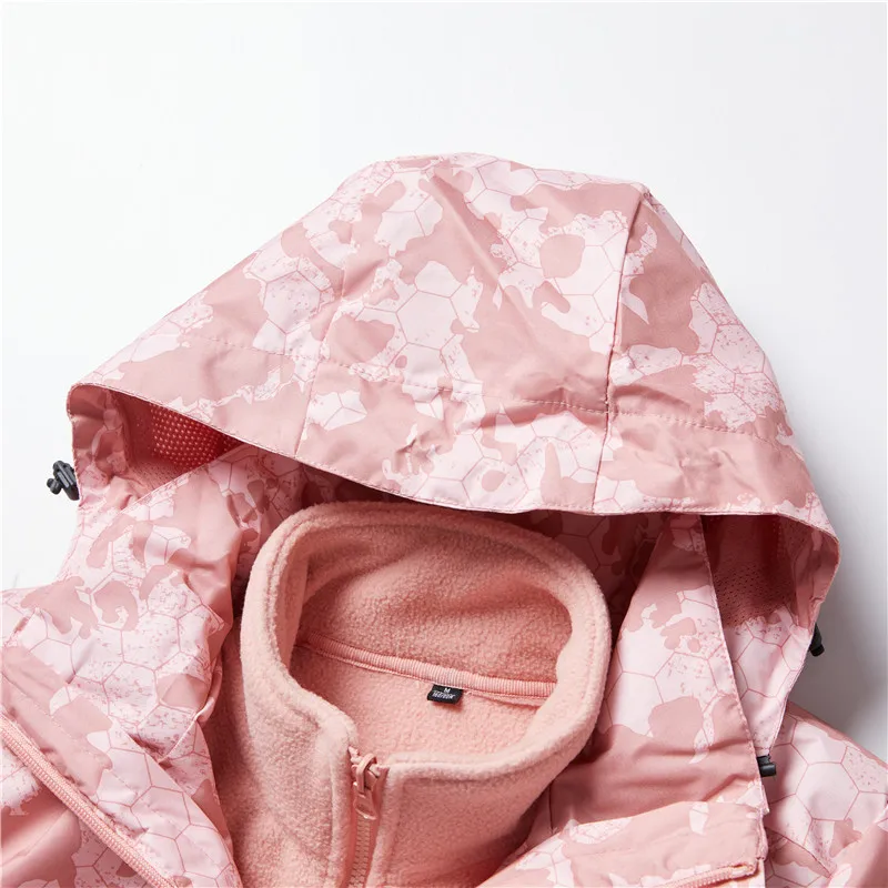 Unisex All-Weather Waterproof Jacket Set Durable Windbreaker Water-Repellent Finish Practical Pockets for Camping & Trekk