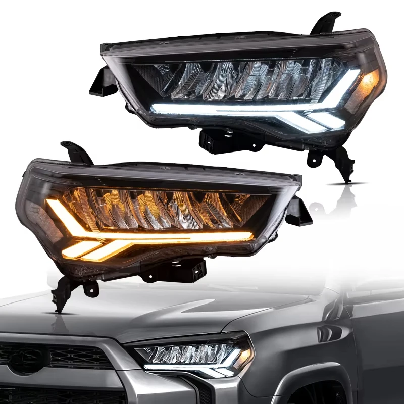 

Оптовая продажа производителя VLAND, светодиодные фары, передняя лампа с последовательным указателем поворота DRL2014-2021 для TOYOTA 4RUNNER