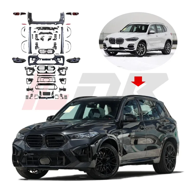 

Upgrade to 2025 Style: 100% Fitment Bodykit for 2019-2022 X5 G05, Hood, Bumper, No-Cut Facelift