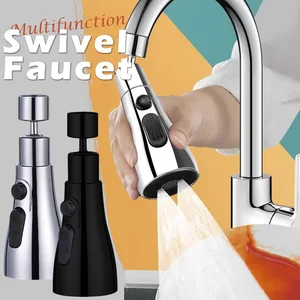Universal Kitchen Faucet Extender Aerator, plastic splash filter, kitchen washbasin bubbler, nozzle aerator, 360 ° rotation 6 Main Sales Filter Tap Kitchen - №4