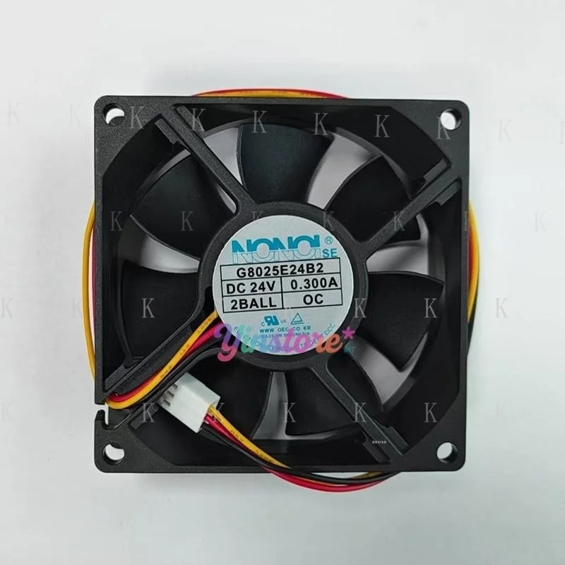 C FOR 1 pc. New G8025E24B2 Cooling Fan 8025 DC24V 0.300A 8CM 3Pin *yu