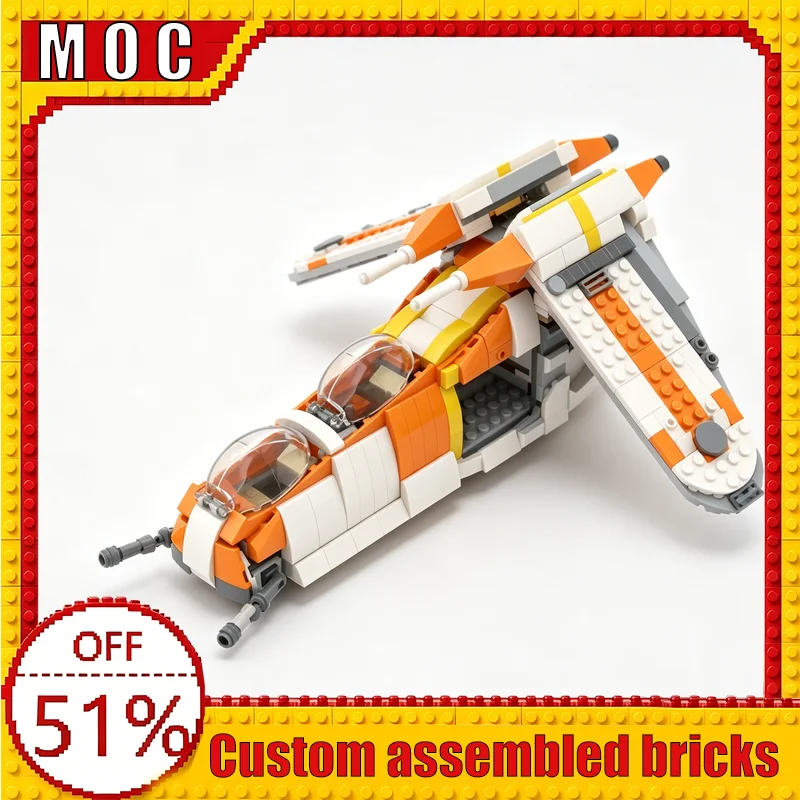 

706PCS Warplane Pimp My LAAT‑75416 Alternative Build War Series MOC Model Building Blocks DIY Assembly Educational Learning Gift