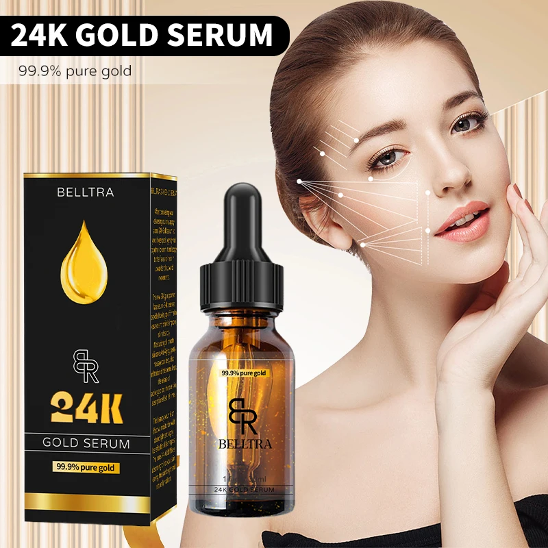 99% 24k Gold Hyaluronic Acid Serum For Moisturizing And Hydrating Brightening Cream Face Essence Korean Skin Care Renewal