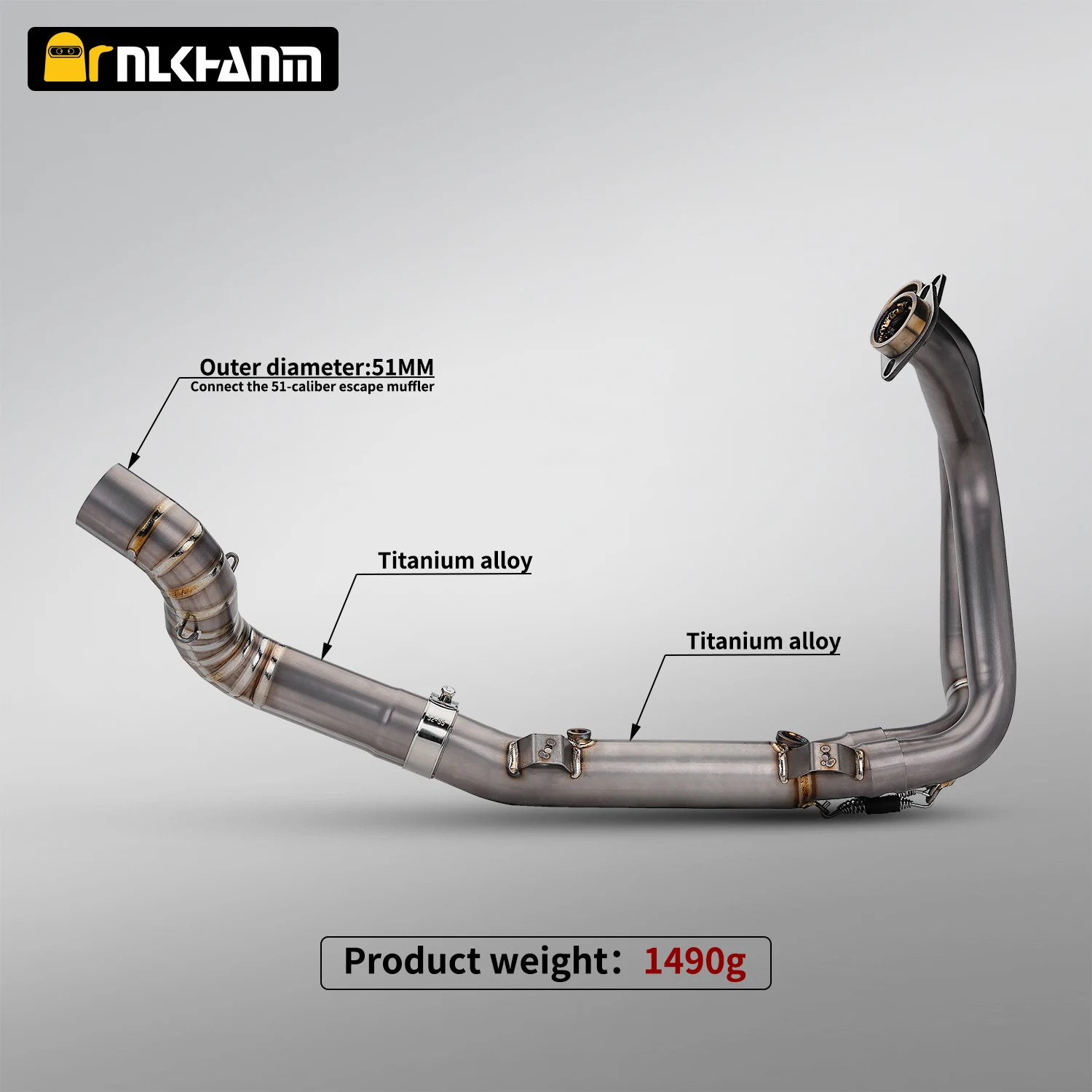 

Выхлопная система для мотоциклов F900R F900XR 2020-2024: передняя соединительная труба и глушитель