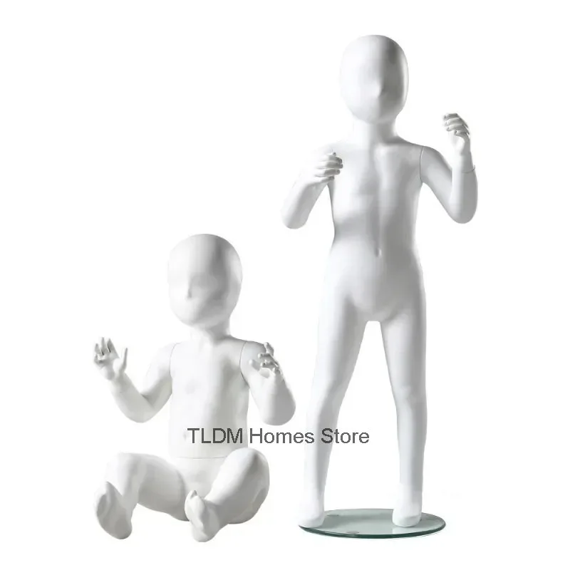 2024 Newest Children's Mannequins Props Full Body Children's Clothing Store Model Kid's Clothes Child Mannequin Display Stands