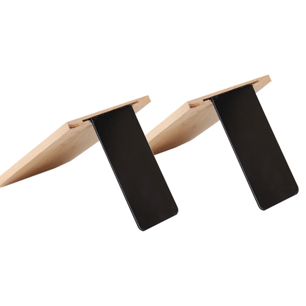 

2pcs Wooden Bookends Solid Wood Book Ends For Heavy Books Desktop Organizer Sturdy Anti-Slip Shelf Supports For Office Home