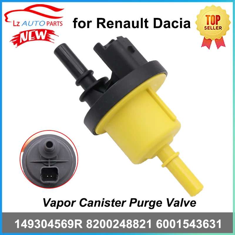 

Vapor Canister Purge Valve Solenoid 149304569R 8200248821 for Renault Megane Clio Captur Twingo 6001543631 8200024427 8200660852