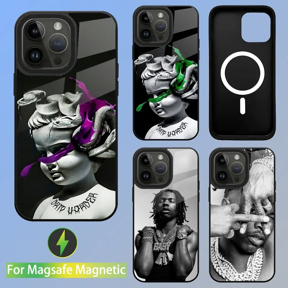 Rapper Lil Baby Phone Case For iPhone 15,14,13,12,11,Plus,Pro,Max Mini Magsafe Magnetic Wireless Charging