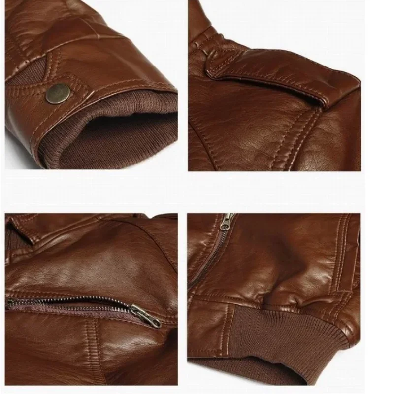 MRMT 2026 Brand New Men\'s  Motorcycle Leather Jacket Slim Men Leather Jacket Outer Wear Clothing For Male Garment Man Jackets