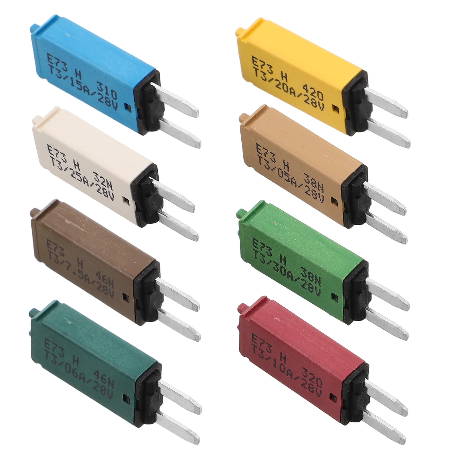 

8Pcs Mixed Current Ratings 5A-30A Auto Fuse Kit Rv Marine Car Truck Boat Electrical Safety Negative Bus Fuse Boat Accessories