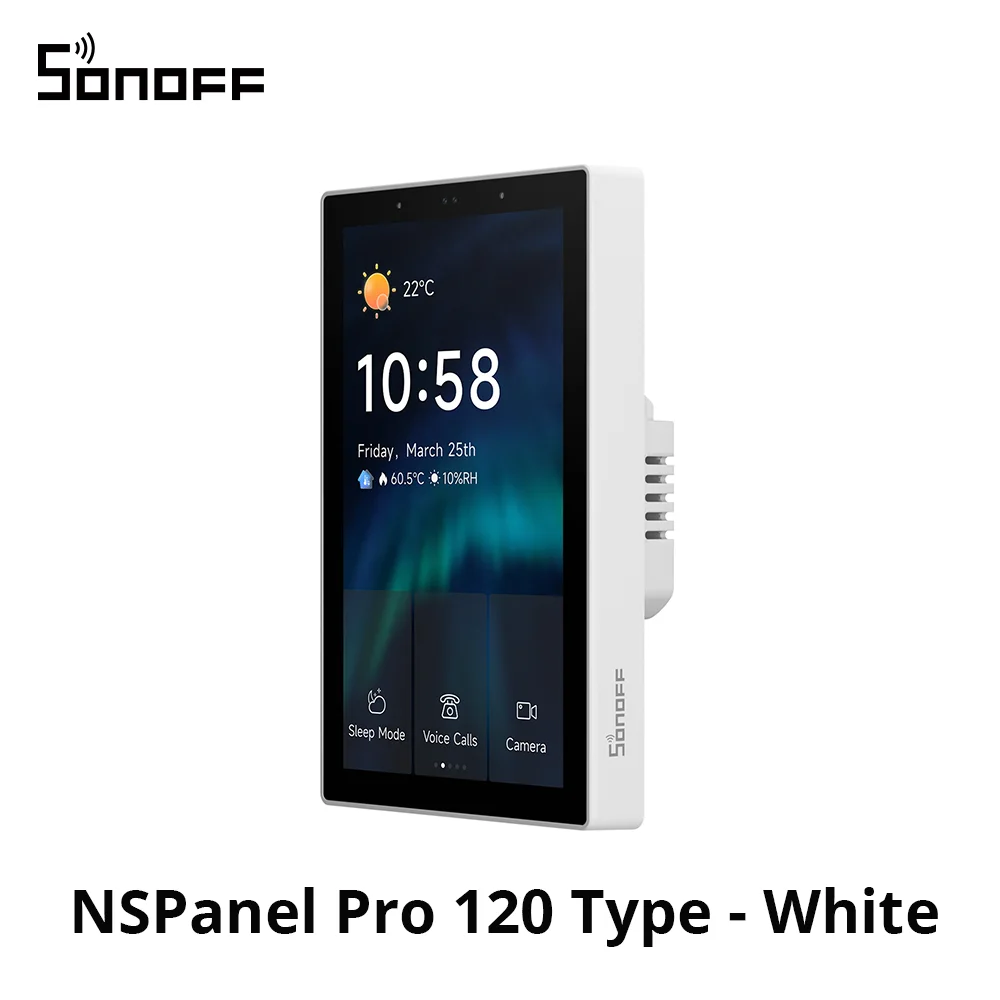 SONOFF NSPanel Pro 120 Typ Smart Home Control Panel Smart Thermostat Stromverbrauch DIY Schalter Modul Unterstützung Sonoff Geräte
