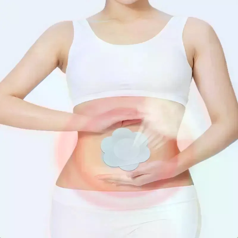 50 قطعة/المجموعة استبدال المتاح زيت الخروع حزمة ذاتية اللصق لاصق السرة ملصقات تسرب مقاومة البطن زر حماة