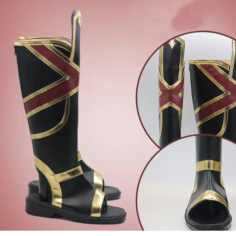 FGO Red Archer Irisviel Alexander Stiefel Cosplay Schuhe Hochwertige Maßanfertigung