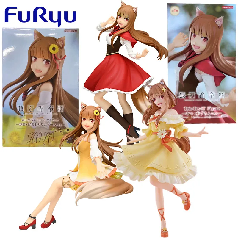 

FURYU Genuine Noodle Stopper Trio-Try-iT TENITOL Spice and Wolf Anime Character Horo for Kids Gift Collection Action Toys Model