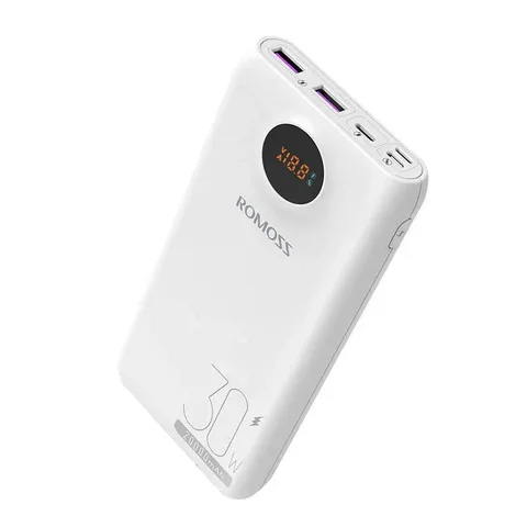 Внешний аккумулятор ROMOSS 20000 мАч, 22.5 Вт/30 Вт, быстрая зарядка USB-C, мощный портативный повербанк для ноутбуков и Xiaomi 13