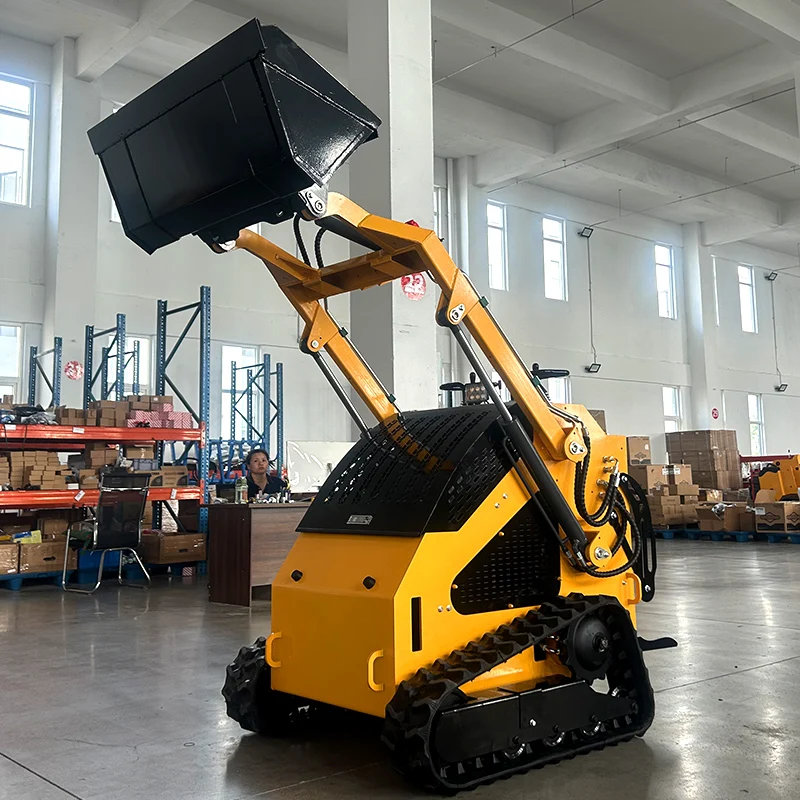 

Customized Mini Skid Steer Loader Cheap Mini Skid Steer Loader for Sale Walk Behind Crawler Mini Skid Steer Loader