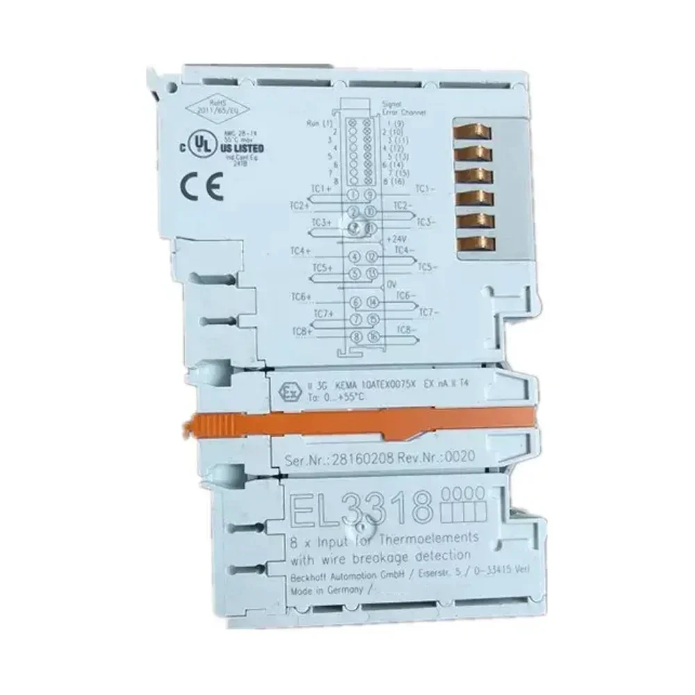 2025EL3318 EtherCAT محطة 8-قناة التناظرية المدخلات PLC وحدة EL 3318 جديد في صندوق الشحن السريع #1