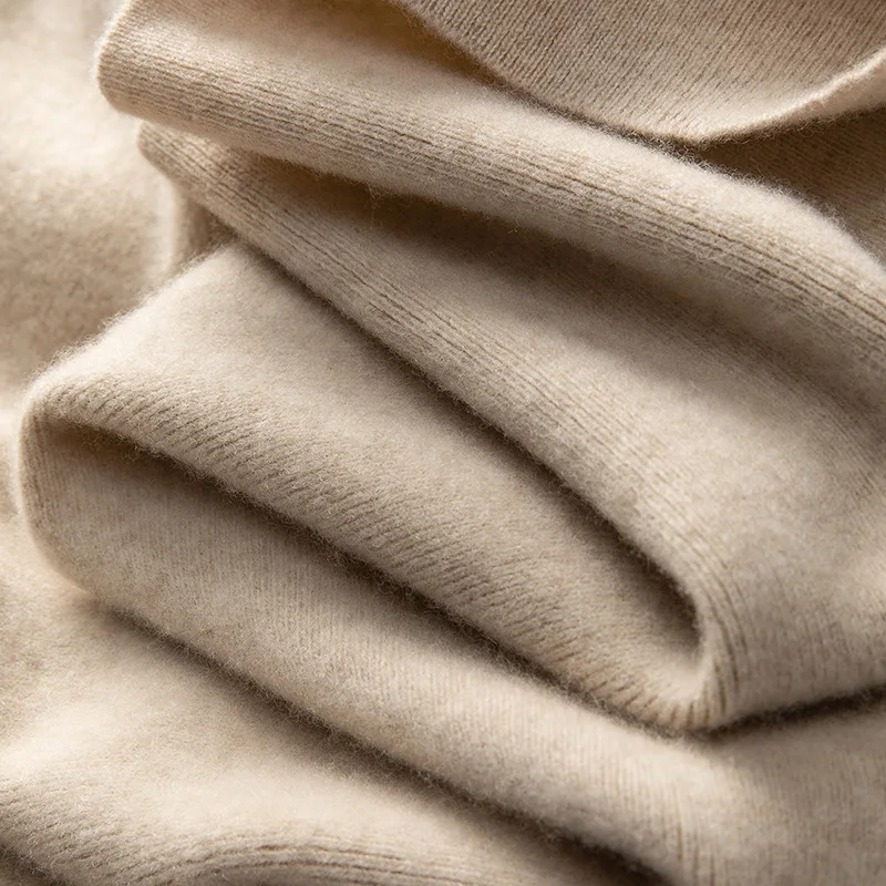 سراويل نسائية محبوكة من الصوف الأسترالي 100% مريحة وفضفاضة بأرجل واسعة ماركة ATTYYWS سراويل نسائية من الصوف بثمانية أرباع رائجة البيع