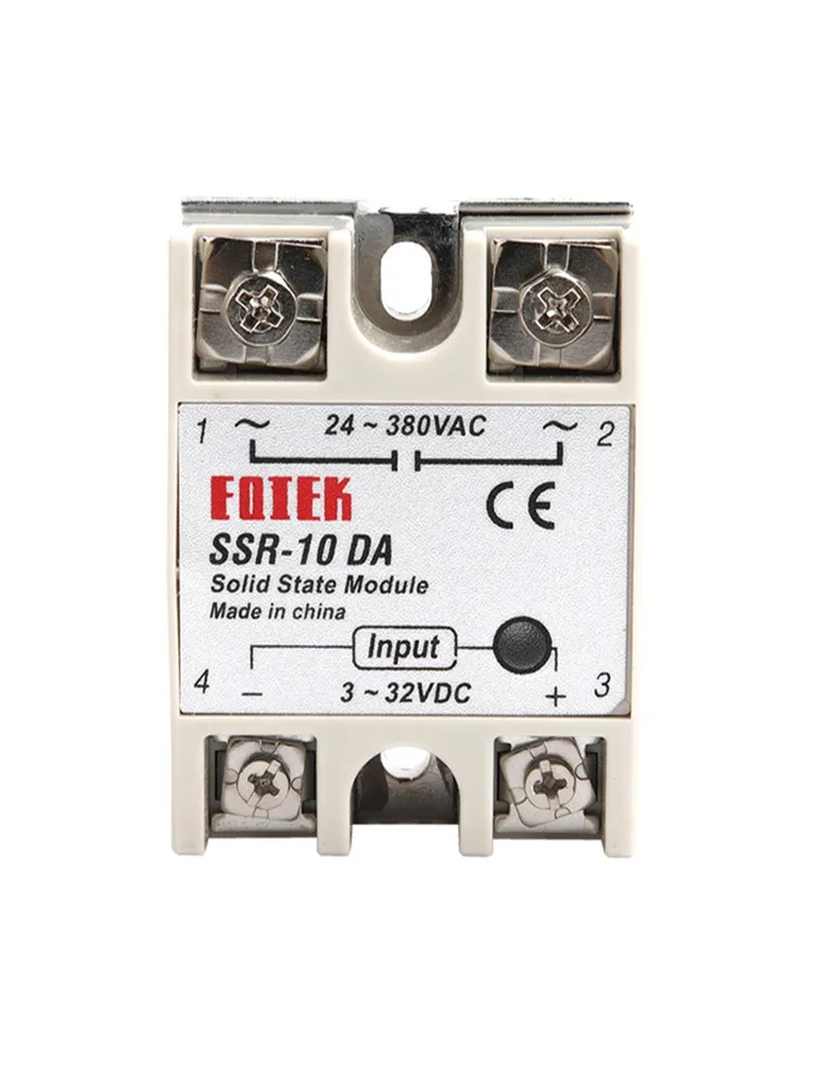 SSR-25DA SSR-40DA SSR-40AA SSR-40DD SSR 10A 25A 40A 60A 80A 100A DD DA AA Moduł przekaźnika półprzewodnikowego do kontroli temperatury PID