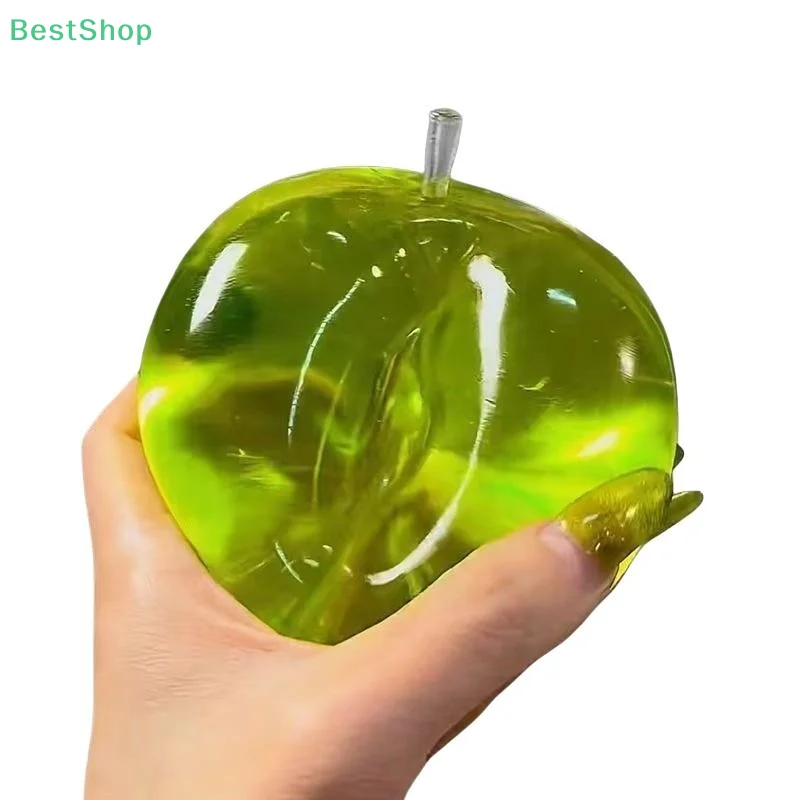 ★★★★Ocean Green Apple Squeeze Toys Relieve Stress And Vent Anger Moldable Slow Rebound Pinch Toy