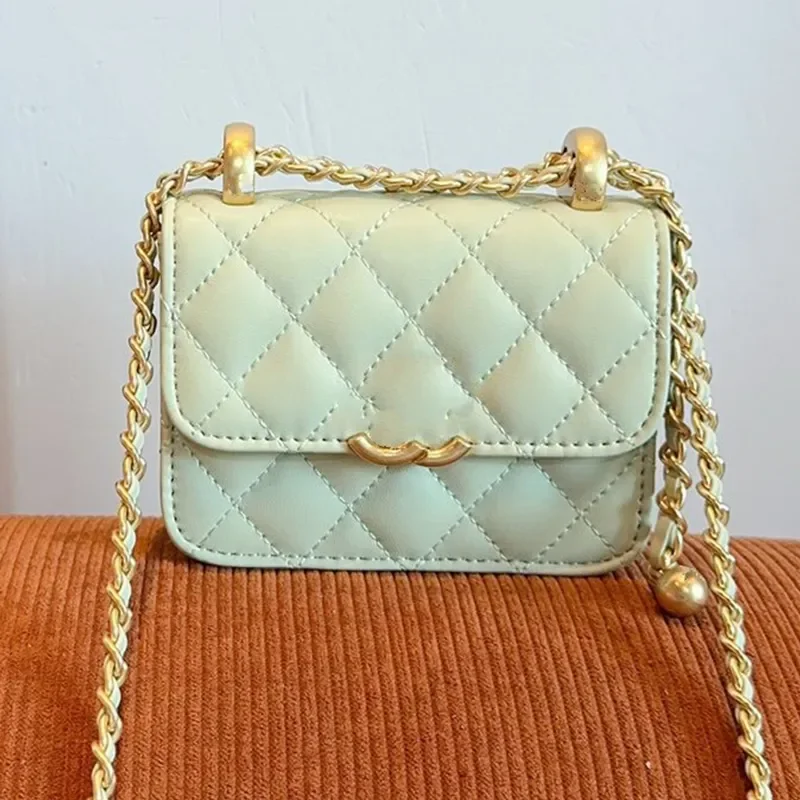 

Женская модная дизайнерская сумка-кошелек через плечо с двойным золотым шариком, мини-формат, красная, с карманом