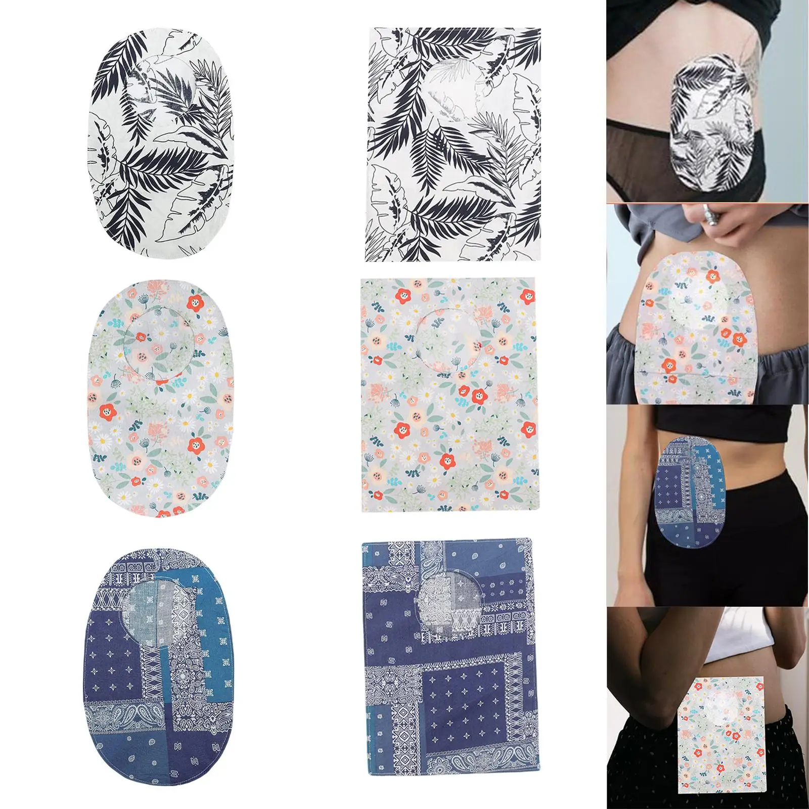 منتجات سلس البول كيس القولون القابل للتصرف غطاء ستوما لستومي فغرة الفغرة