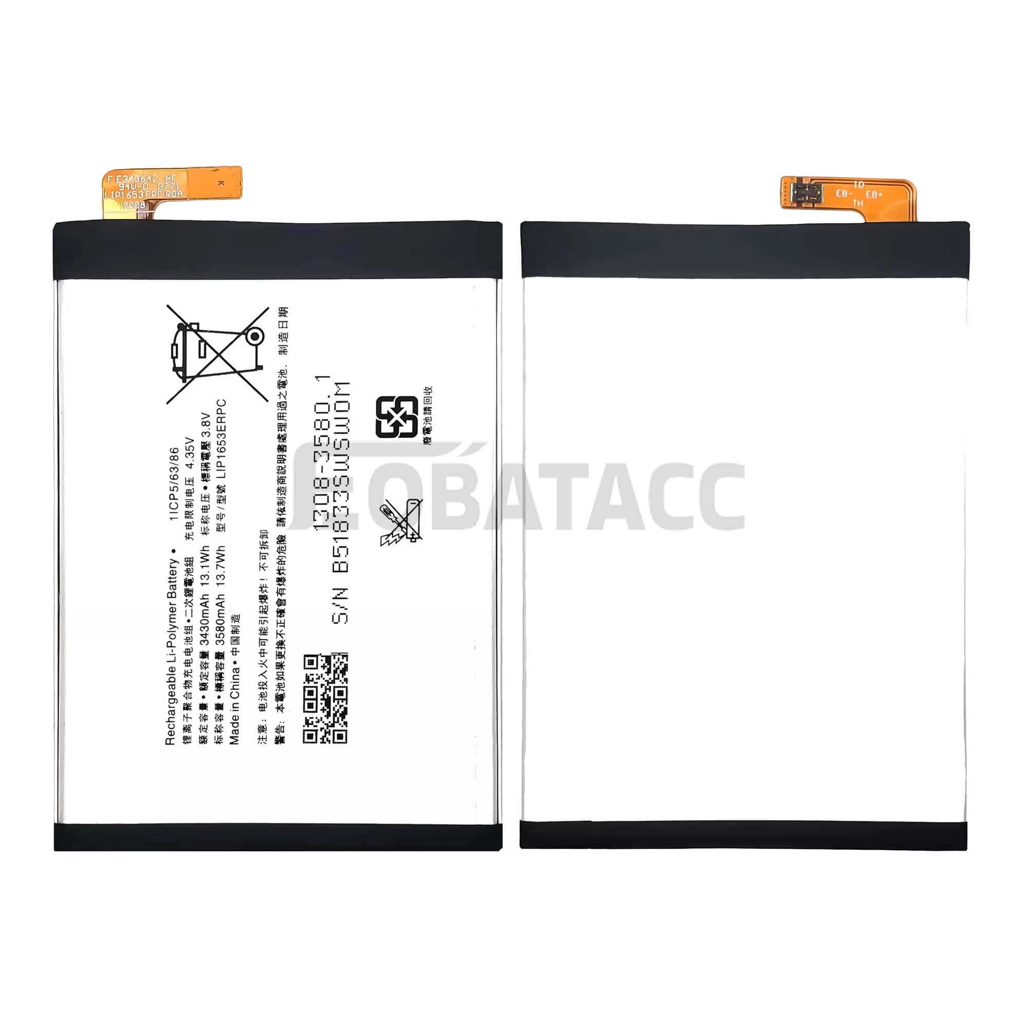 100% New Original Battery LIP1653ERPC For Sony XA2 Ultra/XA2U/XA1 Plus/XA1P XA2P/H4493/Xperia L4  Battery + Free Tools