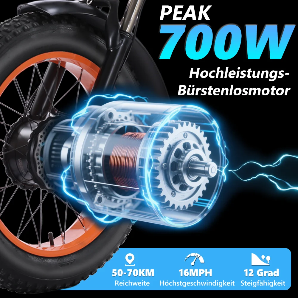 دراجة ثلاثية العجلات كهربائية للبالغين، دراجة كهربائية بقدرة 500 وات، دراجة كهربائية، مقاس 20 بوصة × 4.0 بوصة، دراجة كهربائية بإطارات عريضة، دراجة كهربائية ذات 3 عجلات