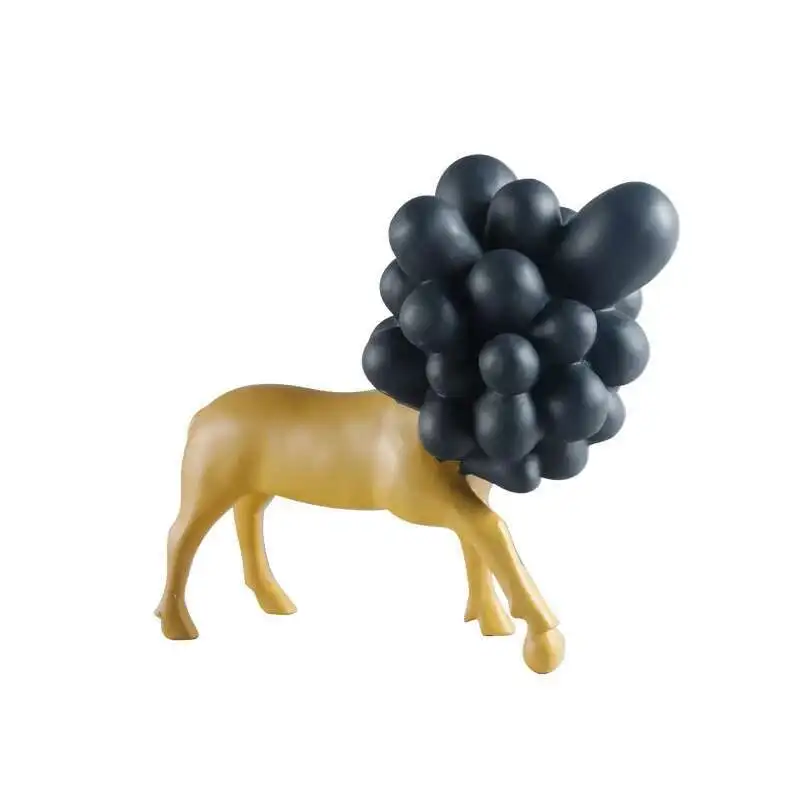 

Simple and abstract home cartoon decoration model room hotel furniture sales department creative resin light luxury Nordic