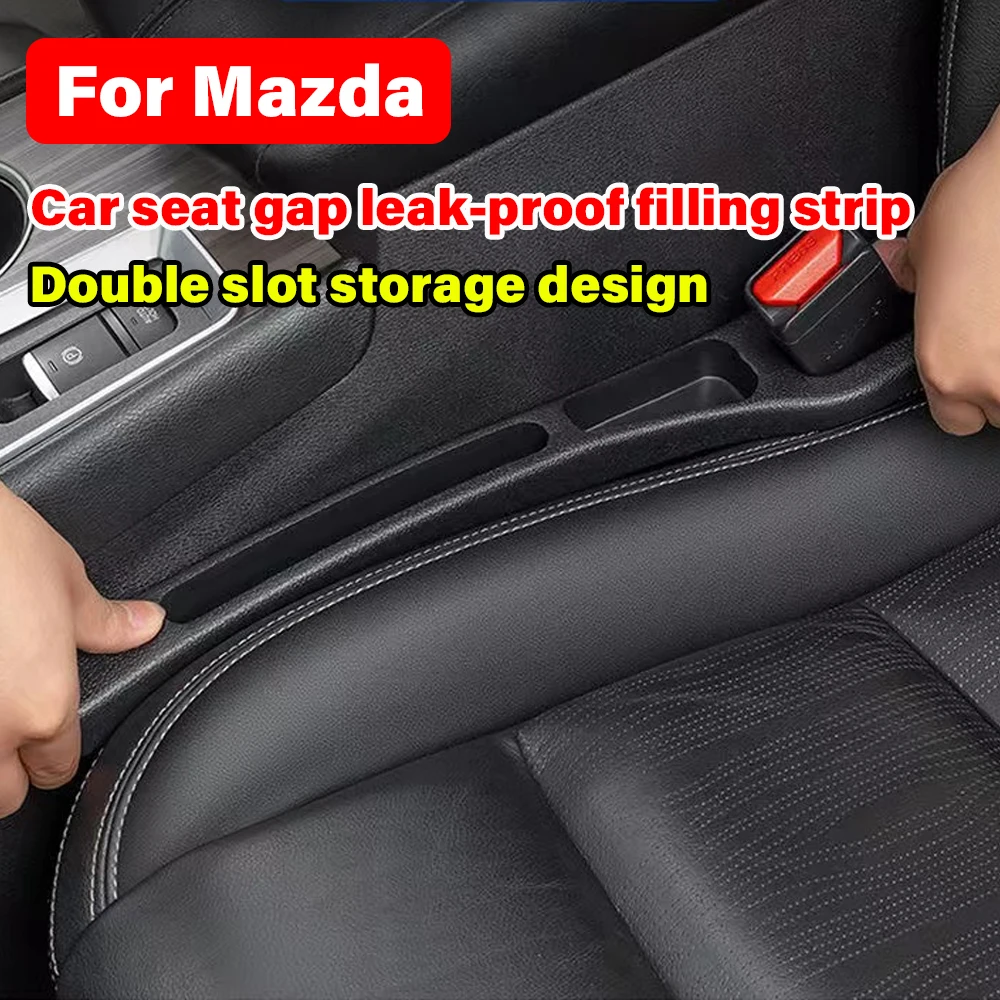 

Car Seat Gap Filler Soft Side Seam Plug Filling Strip Organizer Storage Box For Mazda Atenza MX3 MX5 CX3 CX7 CX9 RX8 RX7 Demio C