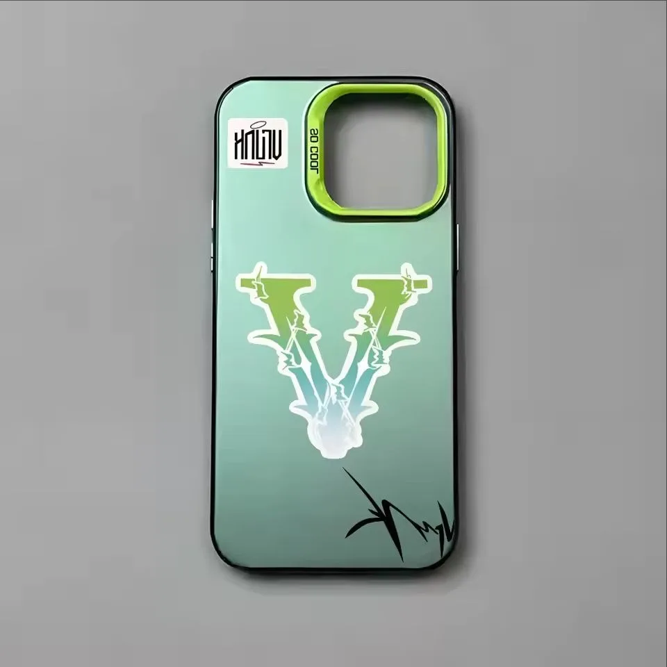 Funda láser con revestimiento de V-VRUNK para iPhone 11 16E SE4 12 16 15 14 13 Pro Max XS X XR 8 7 Plus SE 2020, funda trasera a prueba de golpes