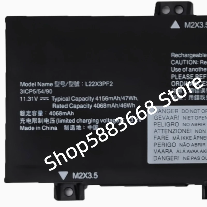 L22M3PF2 L22L3PF2 L22C3PF2 LaptopBattery For Lenovo V14 G4 AMN V15 G5 IRL IdeaPad 14S 15S 16S ABR8 AMN8 IAH8 IAN8 IRH8 IRU8 IRU9
