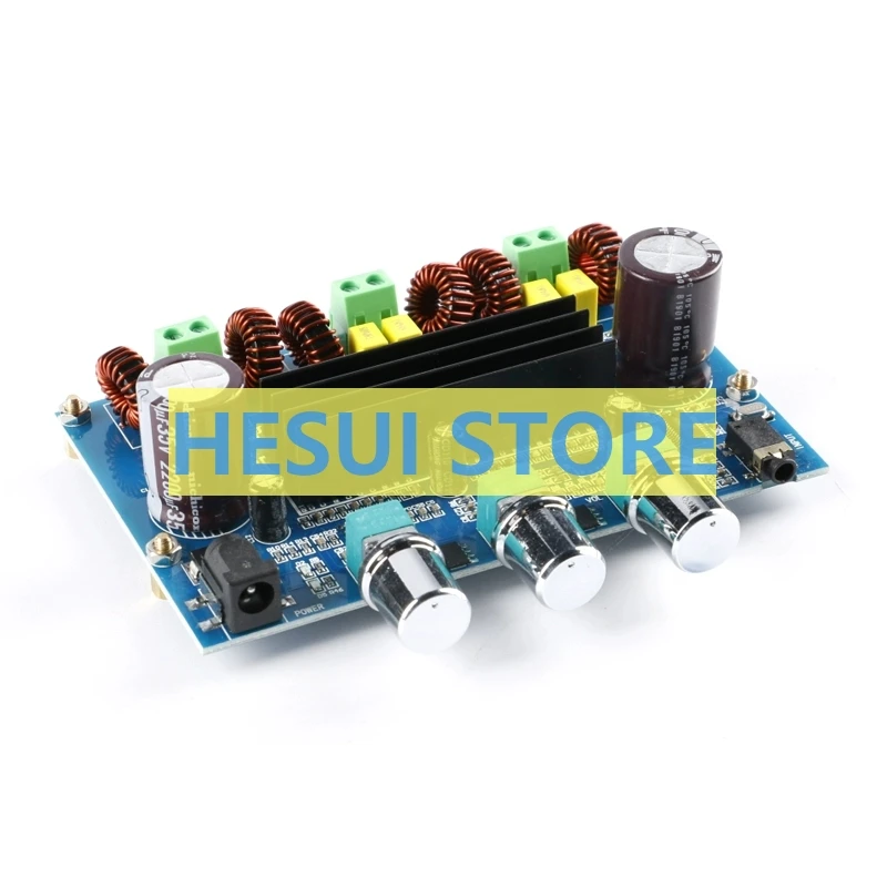 TPA3116D2 Bluetooth 5.0 Digital Power Amplifier Board 100W+2*50W High Power 2.1 track with AUX audio