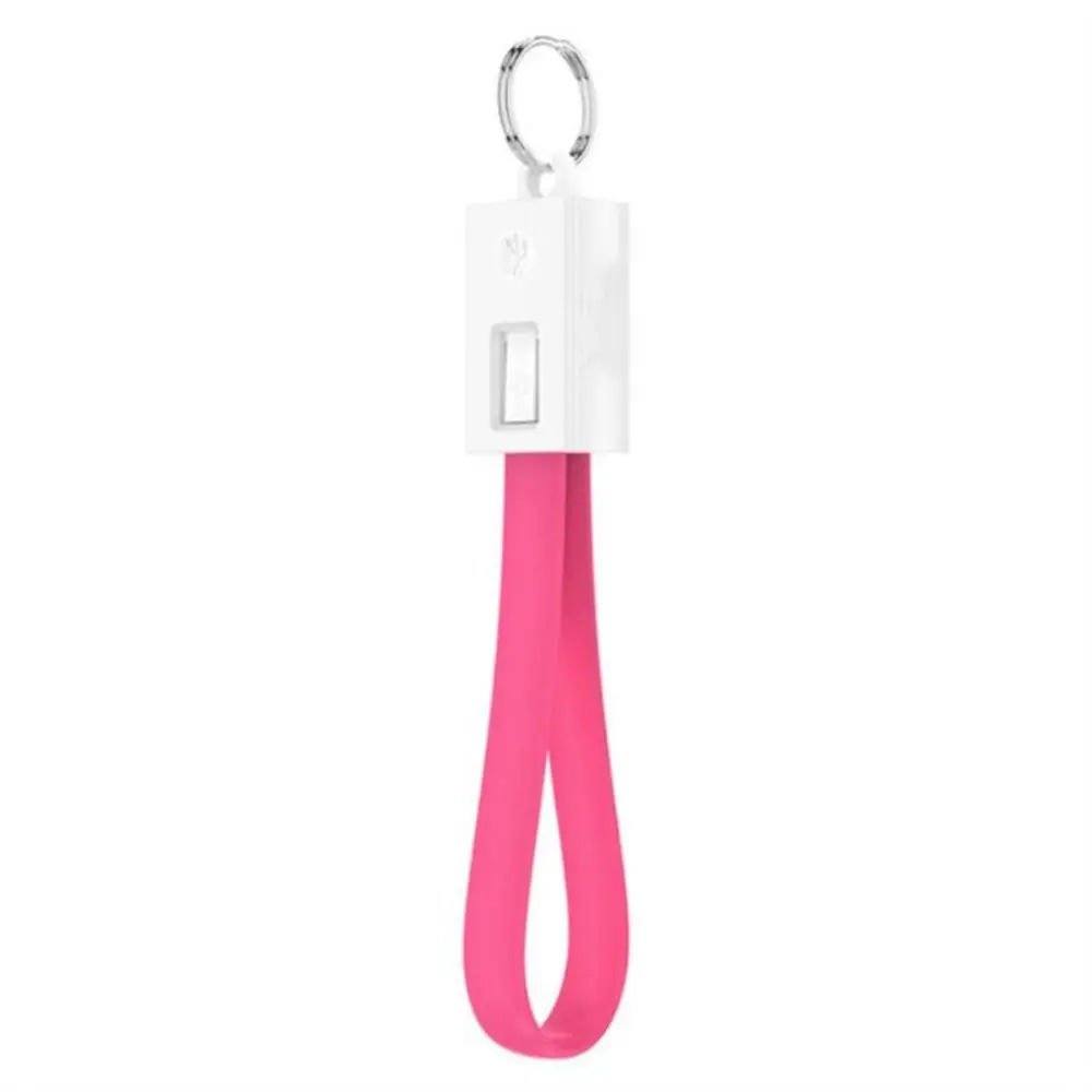 Key Chain Type C Keychain USB Cable Keychain Lanyard Design Micro USB Mini Key Chain Charger Cord Mini 20cm Phone Accessories