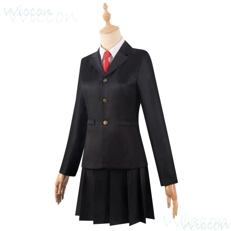 Tomie Kawakami The Dream Witch Cosplay Game Identity V Cos Prop Black Long Wig School Uniform Holloween Party Outfit for Women