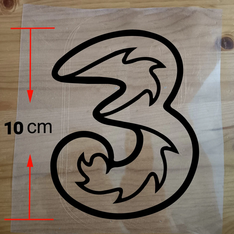 High 10cm Customized 3# 9# Jerseys Front Number Shorts Number Soccer Basketball Shirt Heat Transfer Number Iron on Patch Number