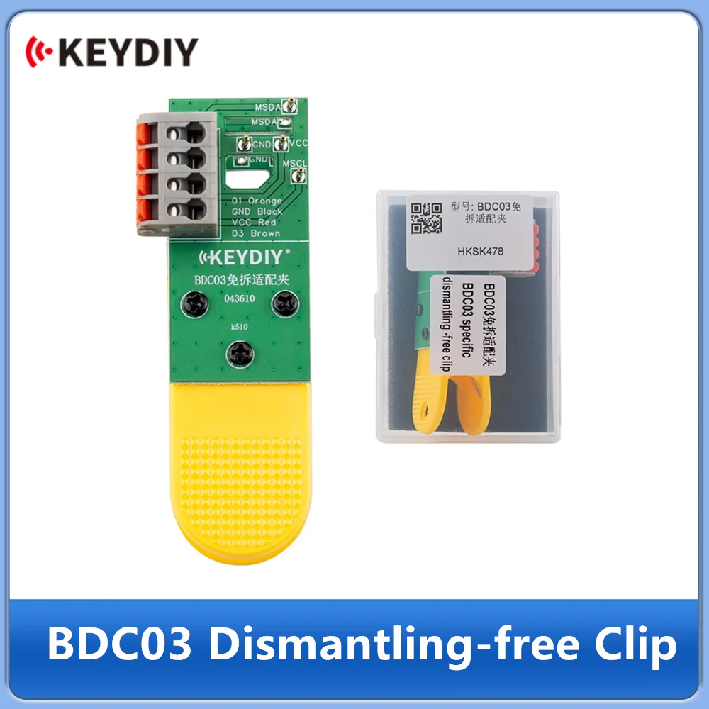 

2026 New KEYDIY BDC03 Specific Dismantling-free Clip Work with KD-X4/ KD Max