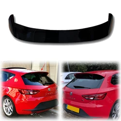 2012-2021 For Seat LEON MK3 MK3.5 5F FR Style Hatchback Spoiler Rear Roof Wing Lip ABS Car Tail Spoiler Decoration Body Kit